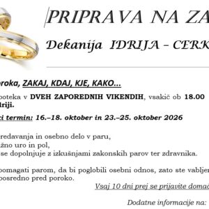 PRIPRAVA NA ZAKON PRIPRAVA NA ZAKON